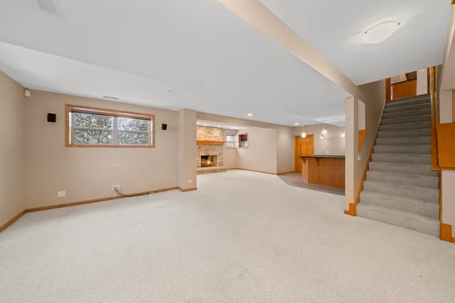 a view of a empty room