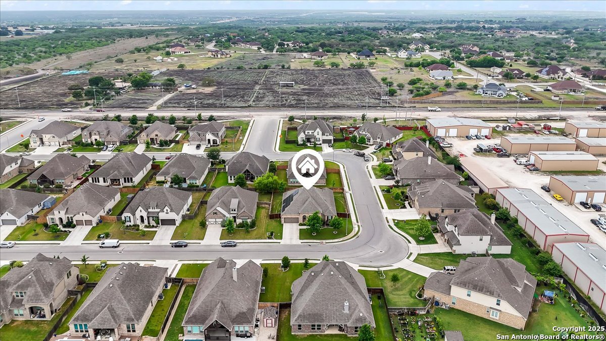 6957 Hallie Loop Schertz, TX 78154 - Photo 46 of 51 an aerial view of house yard and outdoor space