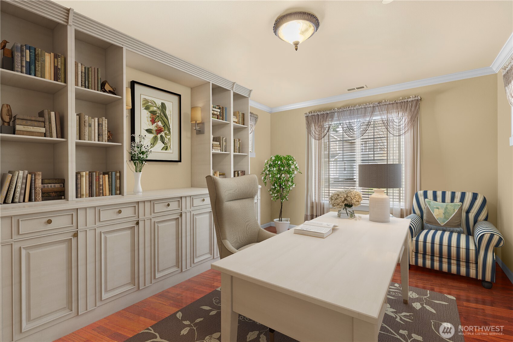 1375 Foreman Road DuPont, WA 98327 - Photo 6 of 30 a bedroom with a bed and furniture