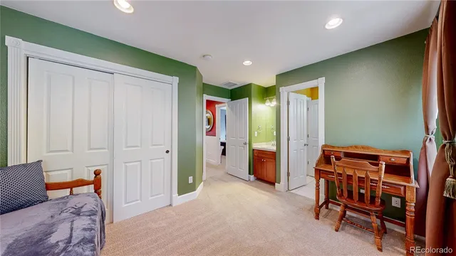 a room with furniture and window