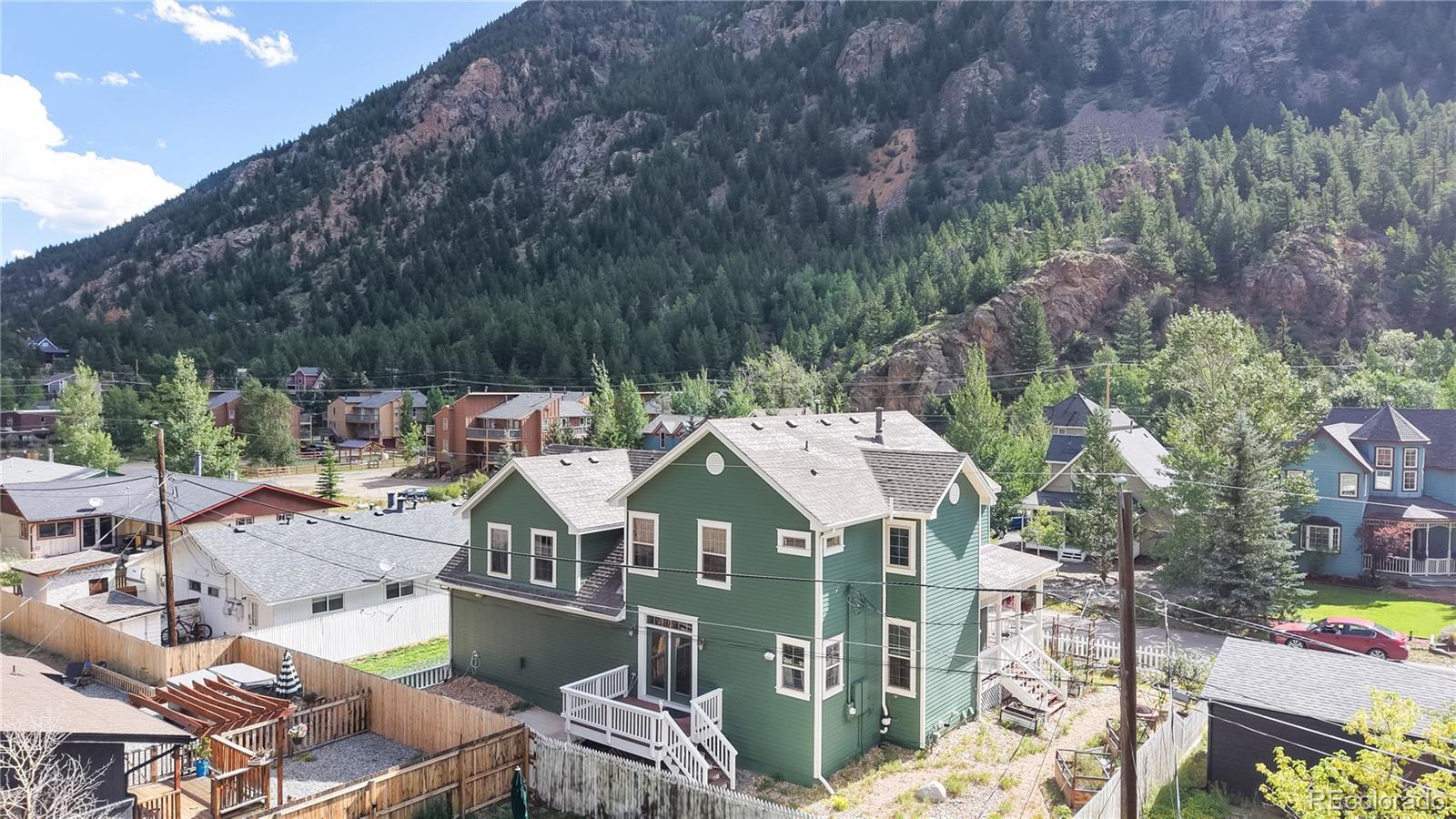 1431 Marion Street Georgetown, CO 80444 - Photo 3 of 50 an aerial view of a house with a ocean view