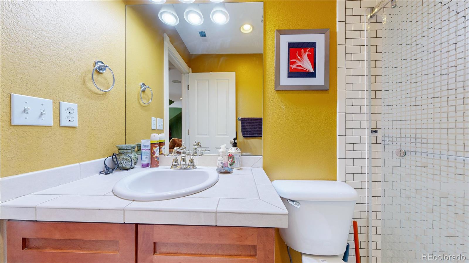 1431 Marion Street Georgetown, CO 80444 - Photo 35 of 50 a bathroom with a sink and a mirror