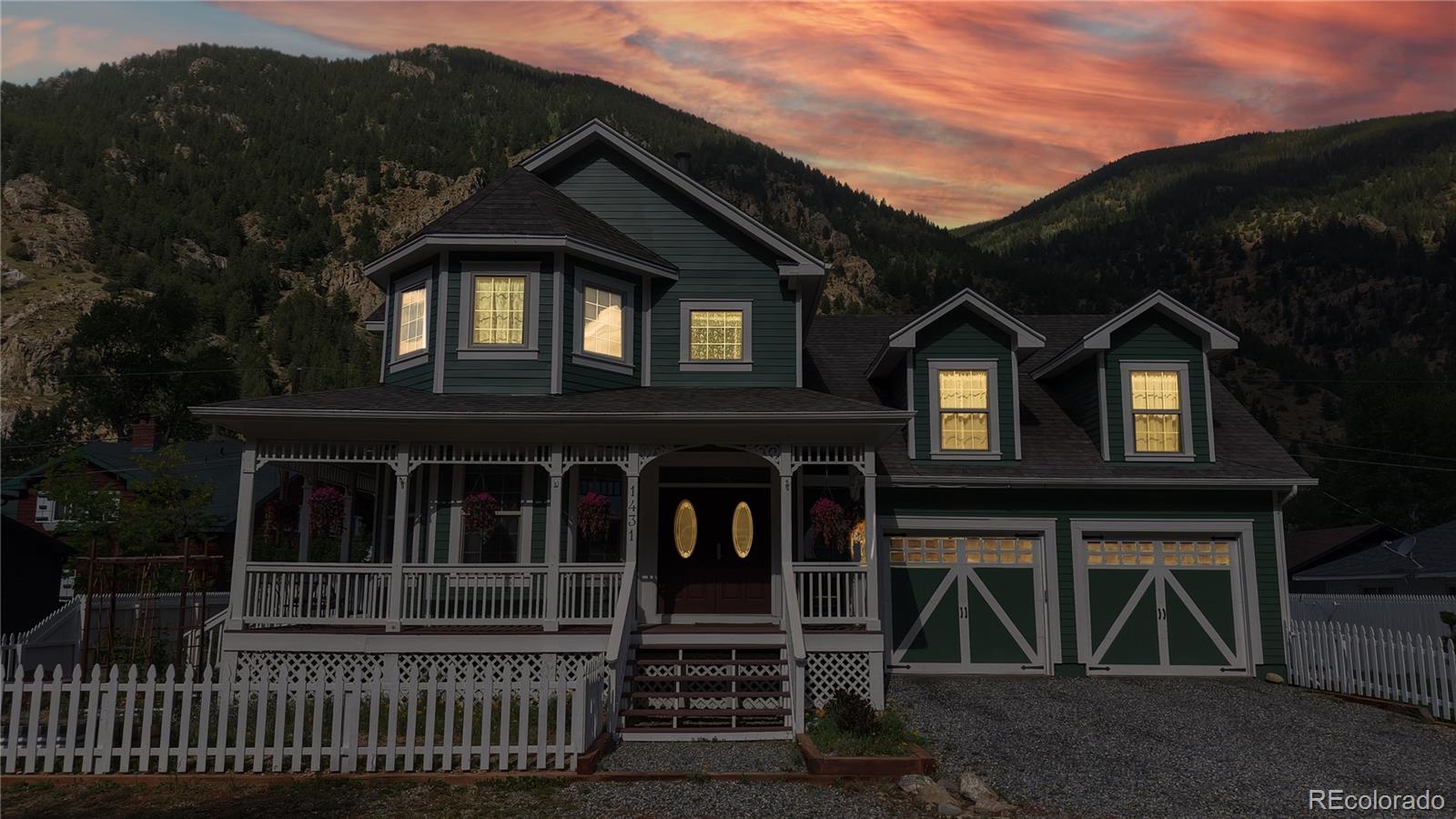1431 Marion Street Georgetown, CO 80444 - Photo 10 of 50 a front view of a house with plants