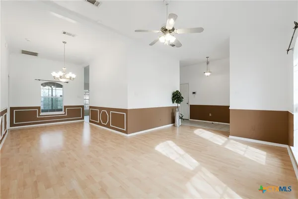 a view of a livingroom with a furniture