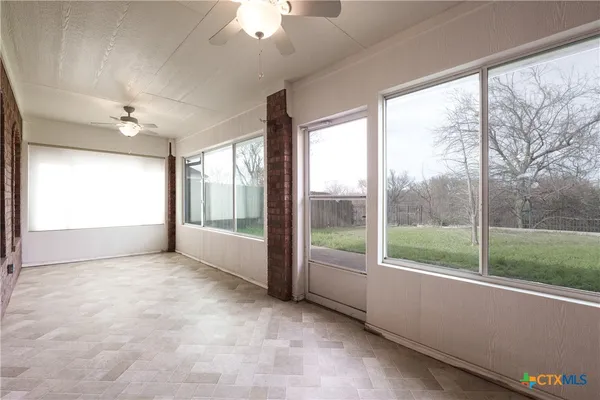a house that has a large window in it