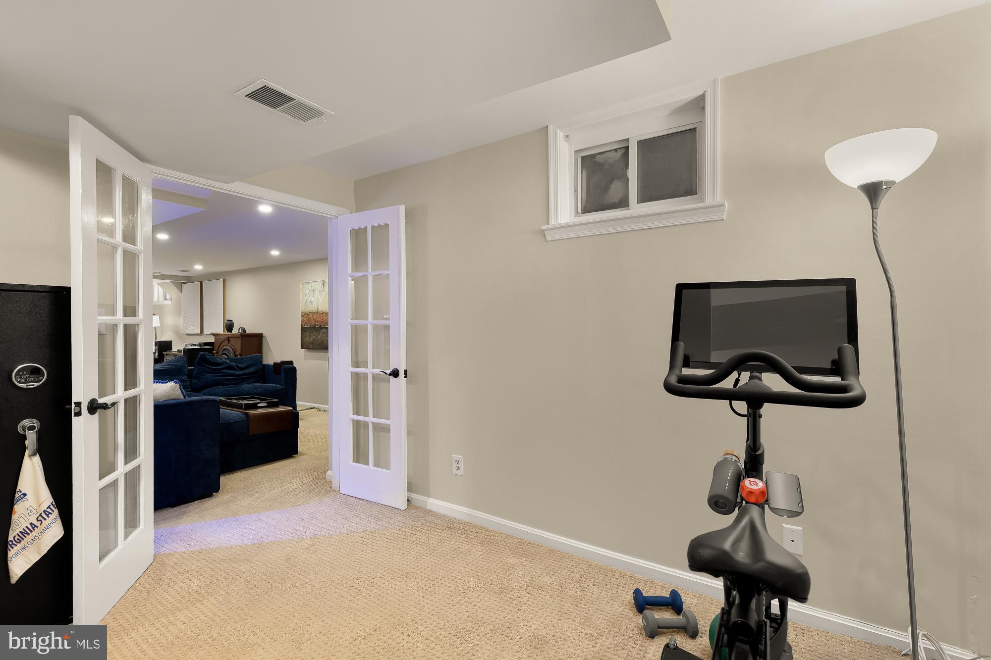11688 Stockbridge Lane Reston, VA 20194 - Photo 29 of 44 Basement guest space or workout room