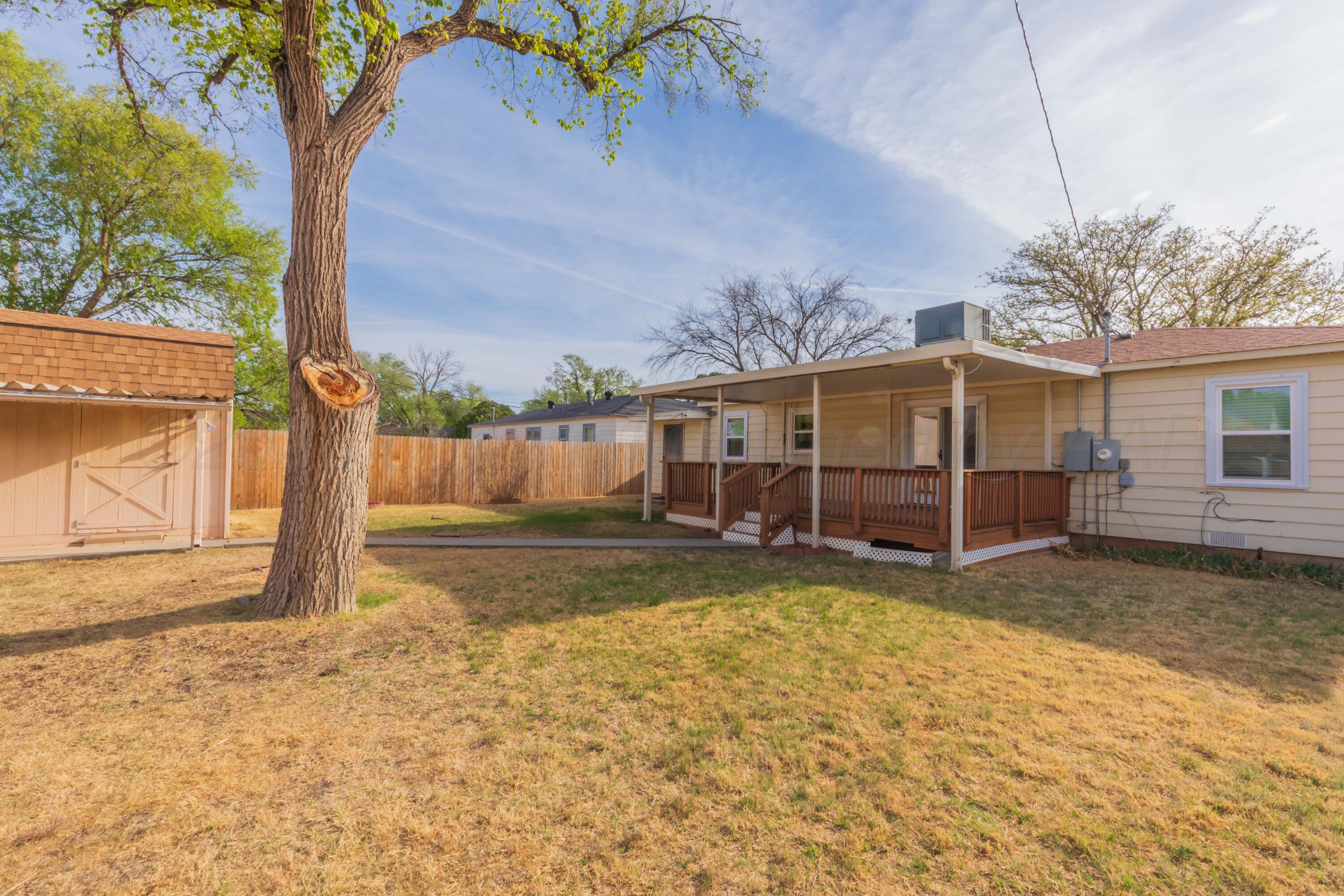 4302 South Travis Street Amarillo, TX 79110 - Photo 14 of 24 BACKYARD VIEW 3