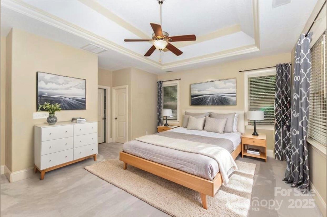 689 Presbyterian Road Mooresville, NC 28115 - Photo 16 of 34 a bedroom with a bed and a dresser