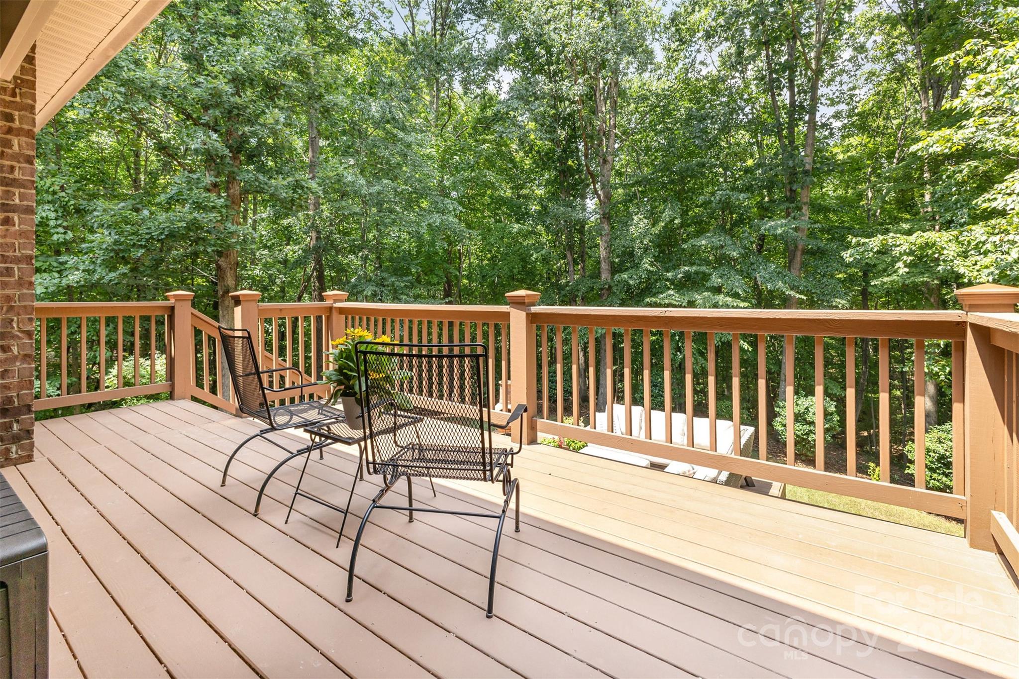 689 Presbyterian Road Mooresville, NC 28115 - Photo 29 of 34 a view of balcony with wooden floor and outdoor seating