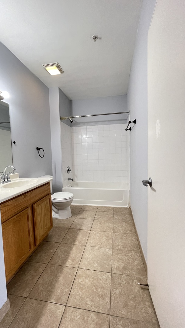 3522 South State Street, Unit 301 Chicago, IL 60609 - Photo 13 of 21 a bathroom with a sink a toilet and shower