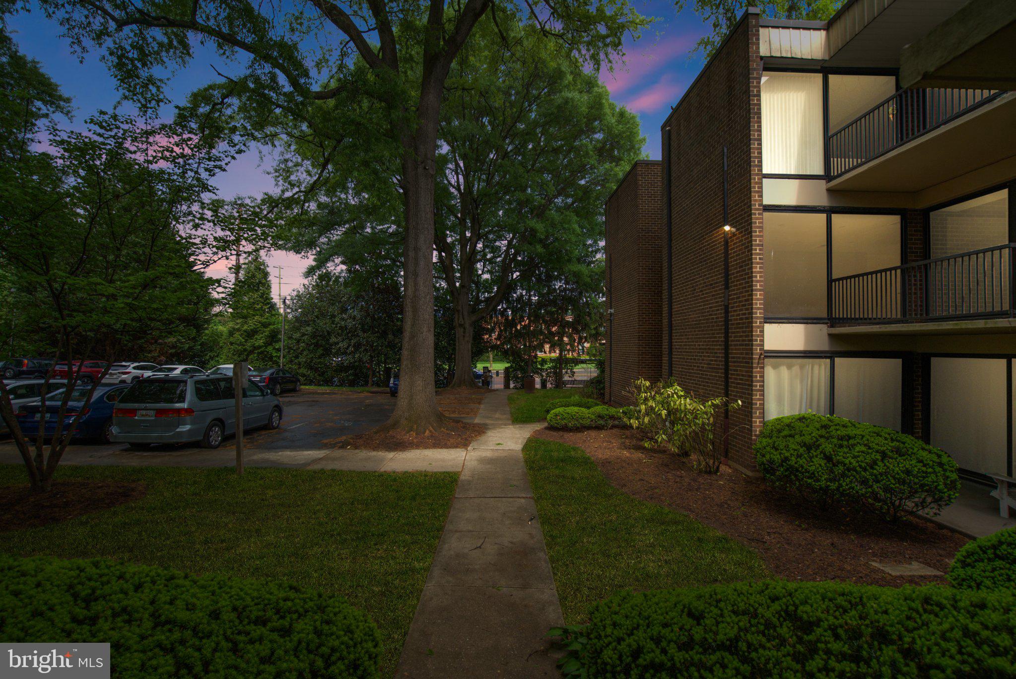 9804 Georgia Avenue, Unit 23302 Silver Spring, MD 20902 - Photo 20 of 24 Tranquil evening at a cozy complex.