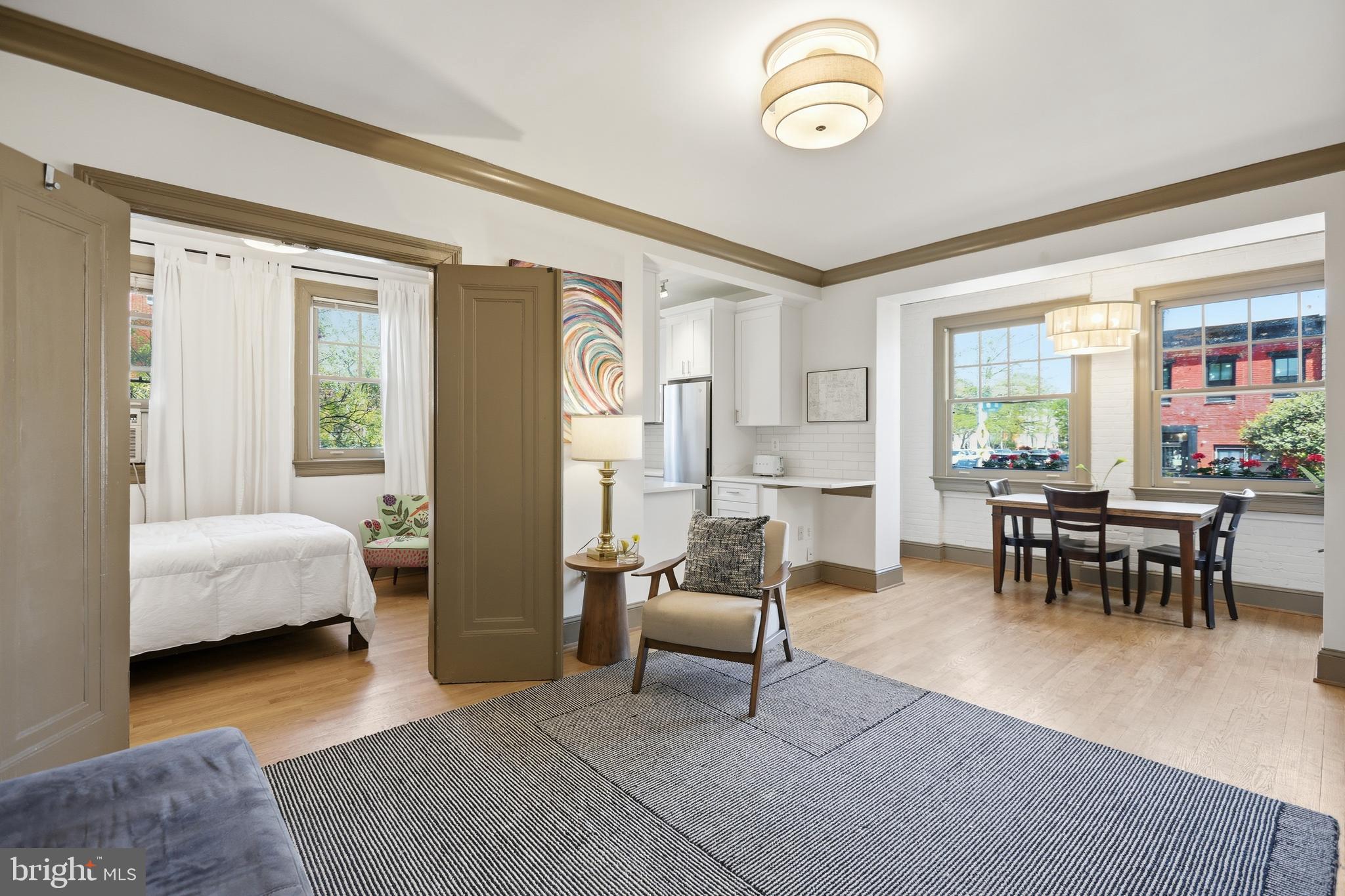 105 6th Street Southeast, Unit 108 Washington, DC 20003 - Photo 7 of 21 a living room with furniture and a window