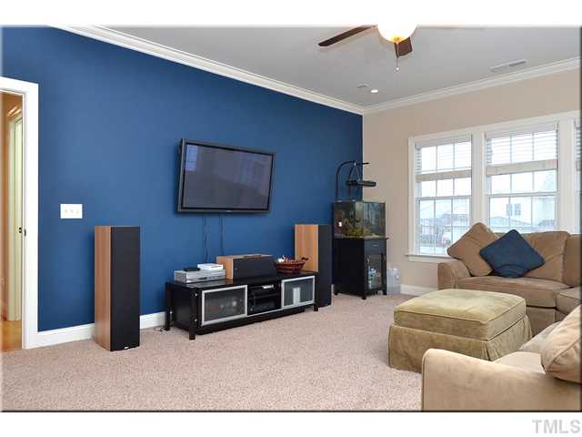 3611 Forward Way Raleigh, NC 27614 - Photo 19 of 25 Bonus room gets great natural light and is perfect for entertaining guests for the big game