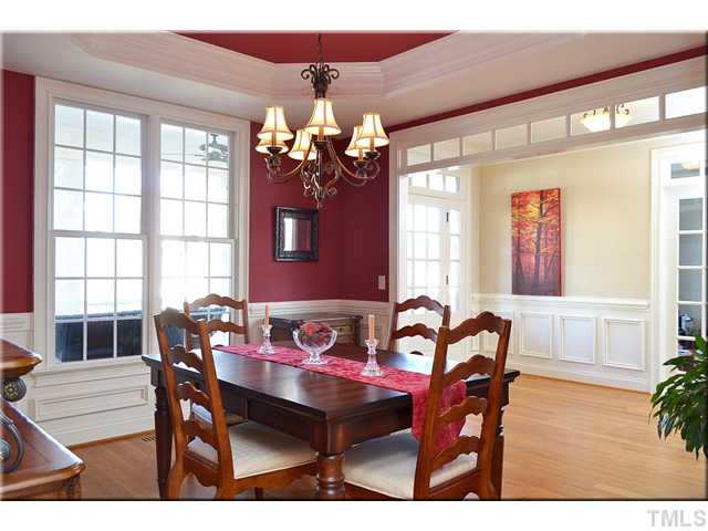 3611 Forward Way Raleigh, NC 27614 - Photo 3 of 25 Breathtaking dining room has a beautiful trey ceiling and gorgeous accents
