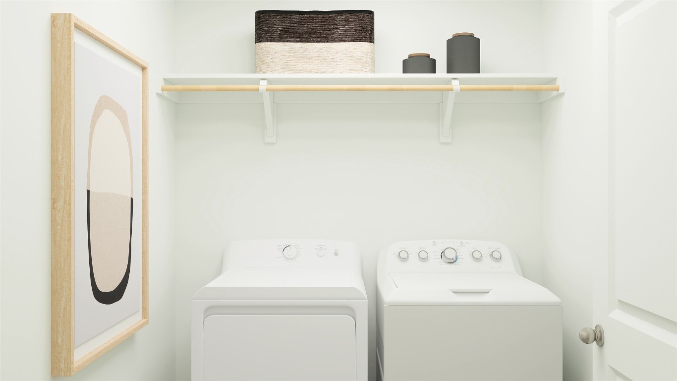 2923 Blue Rdg Lane Temple, TX 76501 - Photo 27 of 30 a utility room with dryer and washer