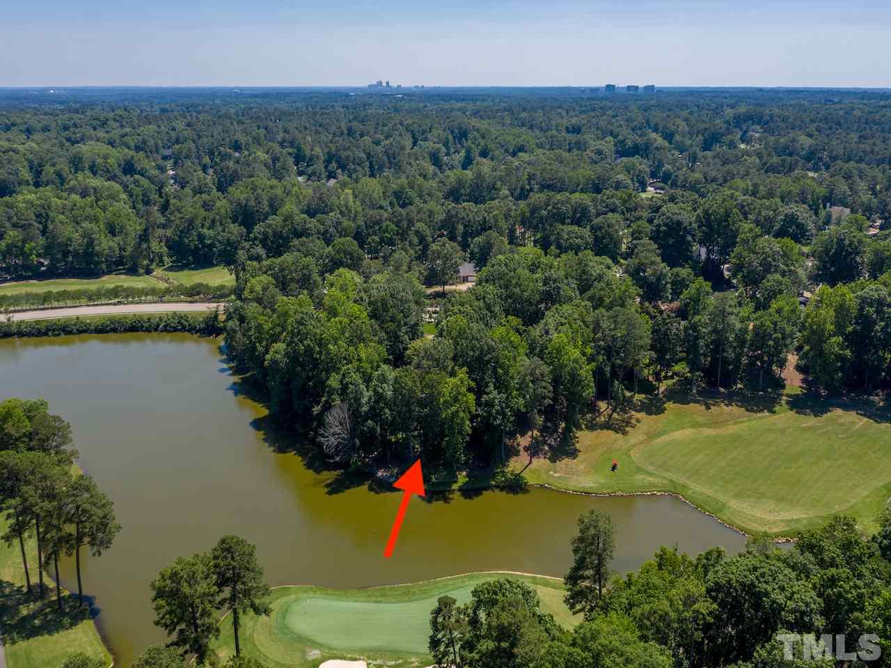 7108 Grandview Court Raleigh, NC 27615 - Photo 3 of 3 a view of a lake with a city