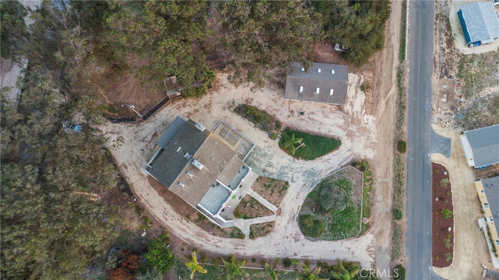 508 Mesa View Drive Arroyo Grande, CA 93420 - Photo 53 of 55 an aerial view of a house with outdoor space and a lake view