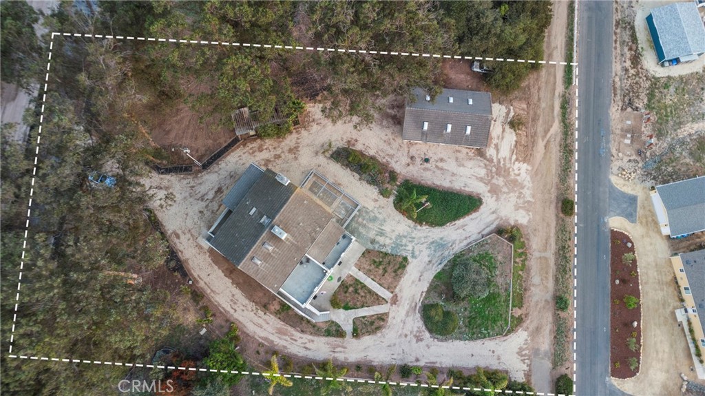 508 Mesa View Drive Arroyo Grande, CA 93420 - Photo 54 of 55 a aerial view of a house with outdoor space and a lake view