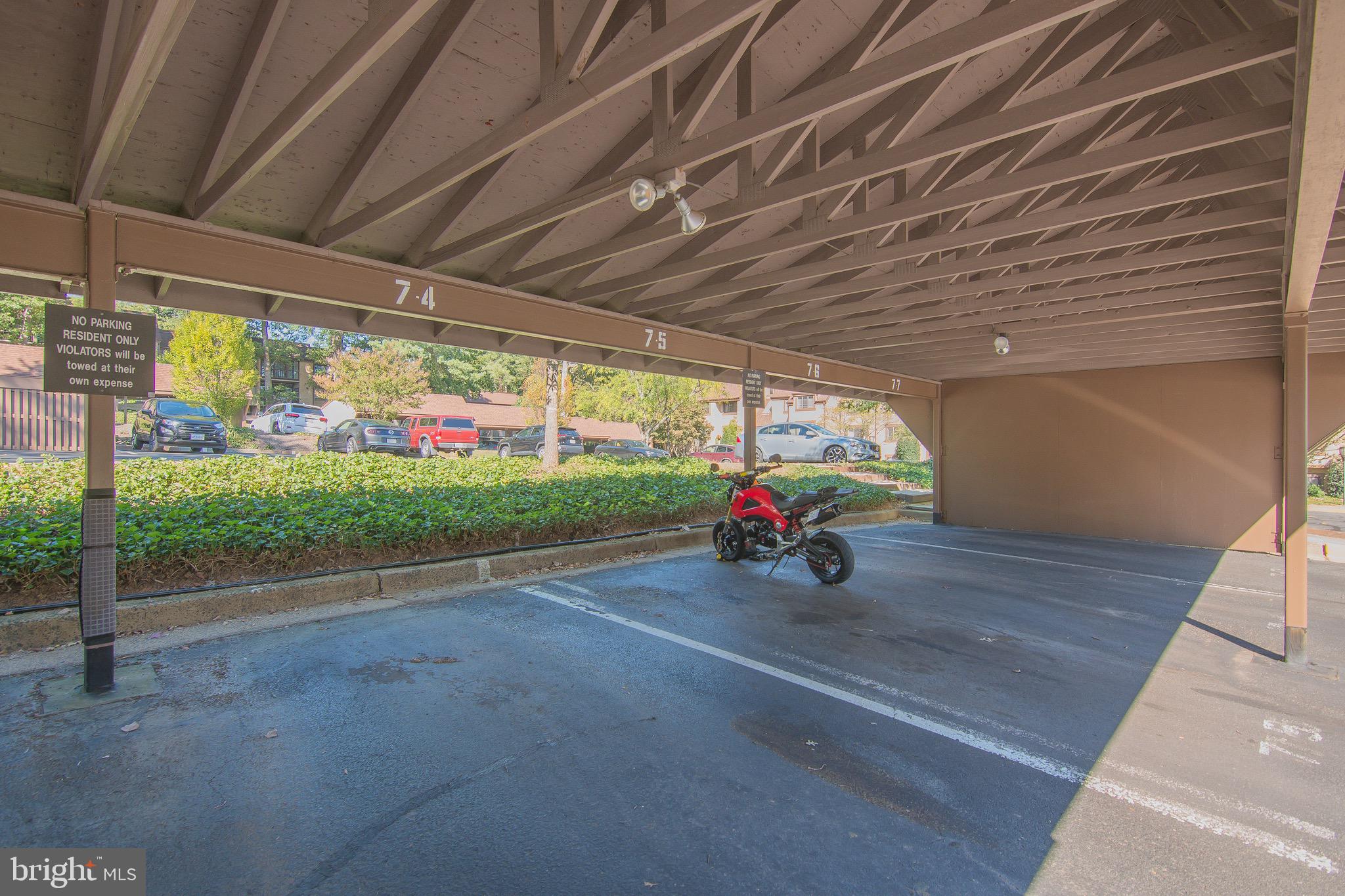 1665 Parkcrest Circle, Unit 301 Reston, VA 20190 - Photo 27 of 30 a view of a garage