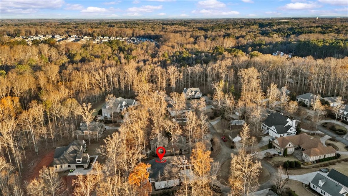 304 Avenue Of Oaks Anderson, SC 29621 - Photo 35 of 38 An aerial view showcases a residential community nestled among a vast expanse of trees.