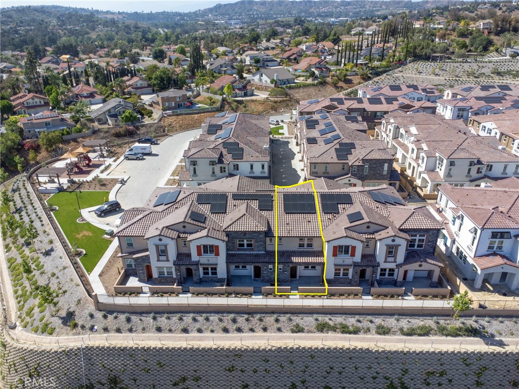 22007 Florence Circle Walnut, CA 91789 - Photo 25 of 30 an aerial view of a residential apartment building with a yard