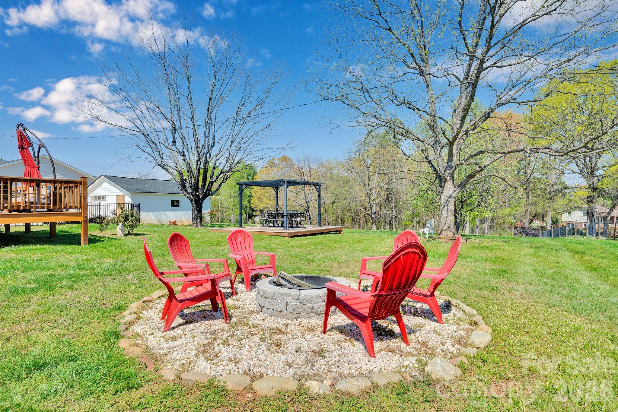 1252 Houston Mill Road Conover, NC 28613 - Photo 40 of 43 a swimming pool with outdoor seating yard and patio