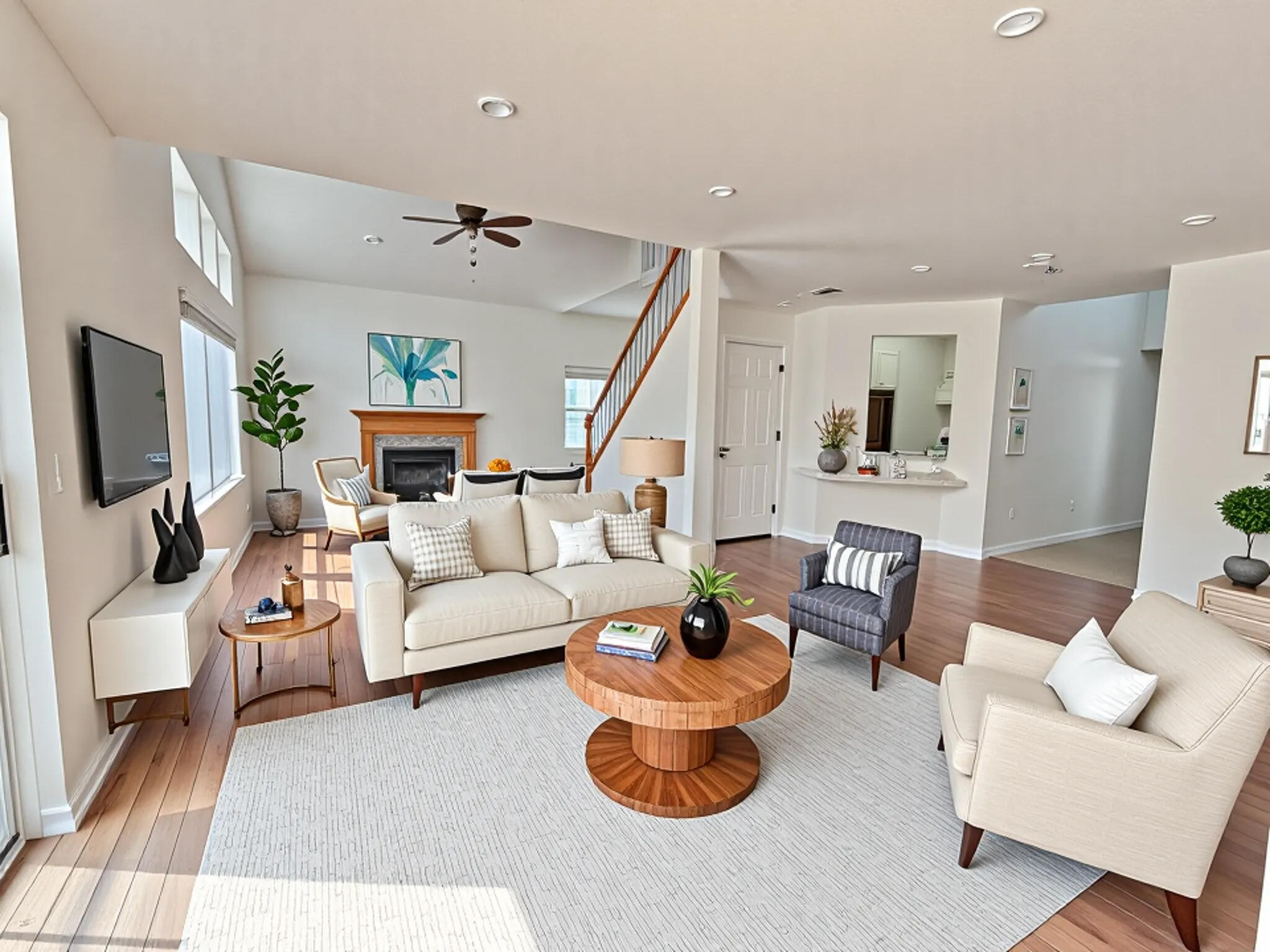 1605 Scio Ridge Road Ann Arbor, MI 48103 - Photo 9 of 51 living room staging