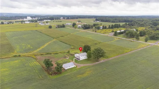 a view of a terrace with city view