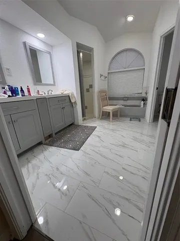 a view of a lake and a city