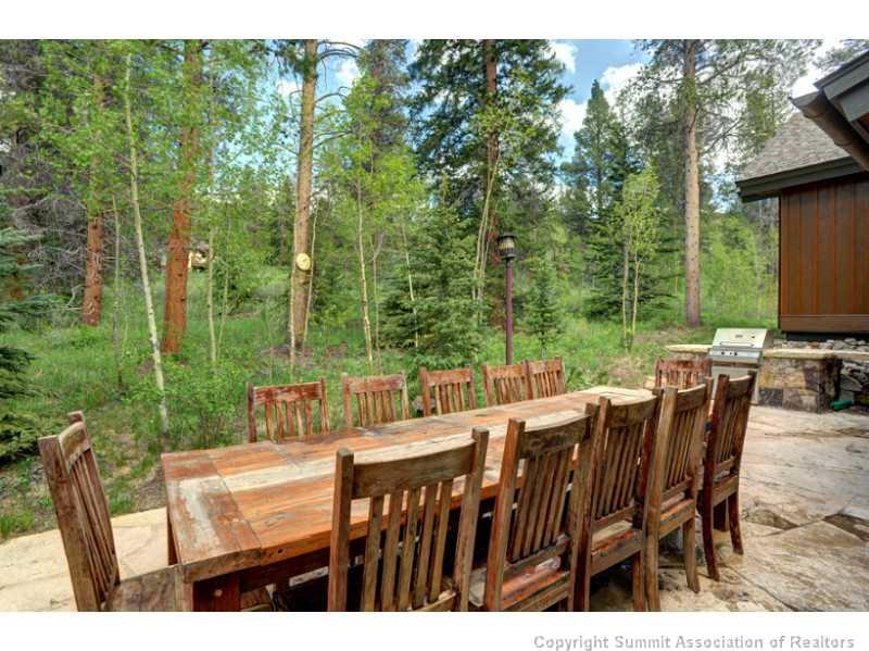 12 Rounds Road Breckenridge, CO 80424 - Photo 19 of 23 a view of a patio with a table chairs and a backyard