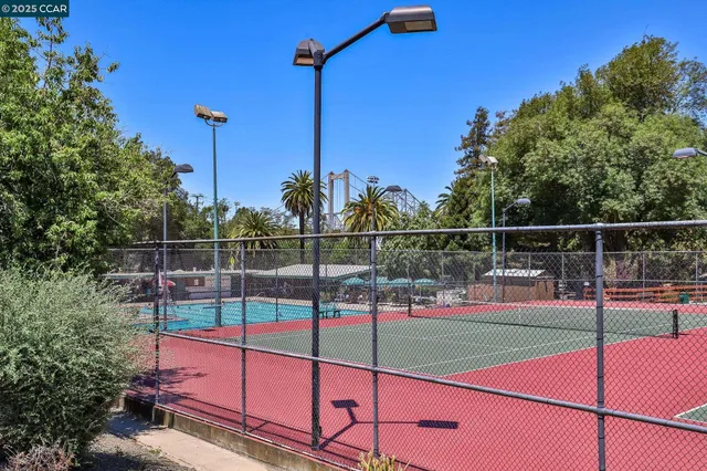 a view of a city with an ocean