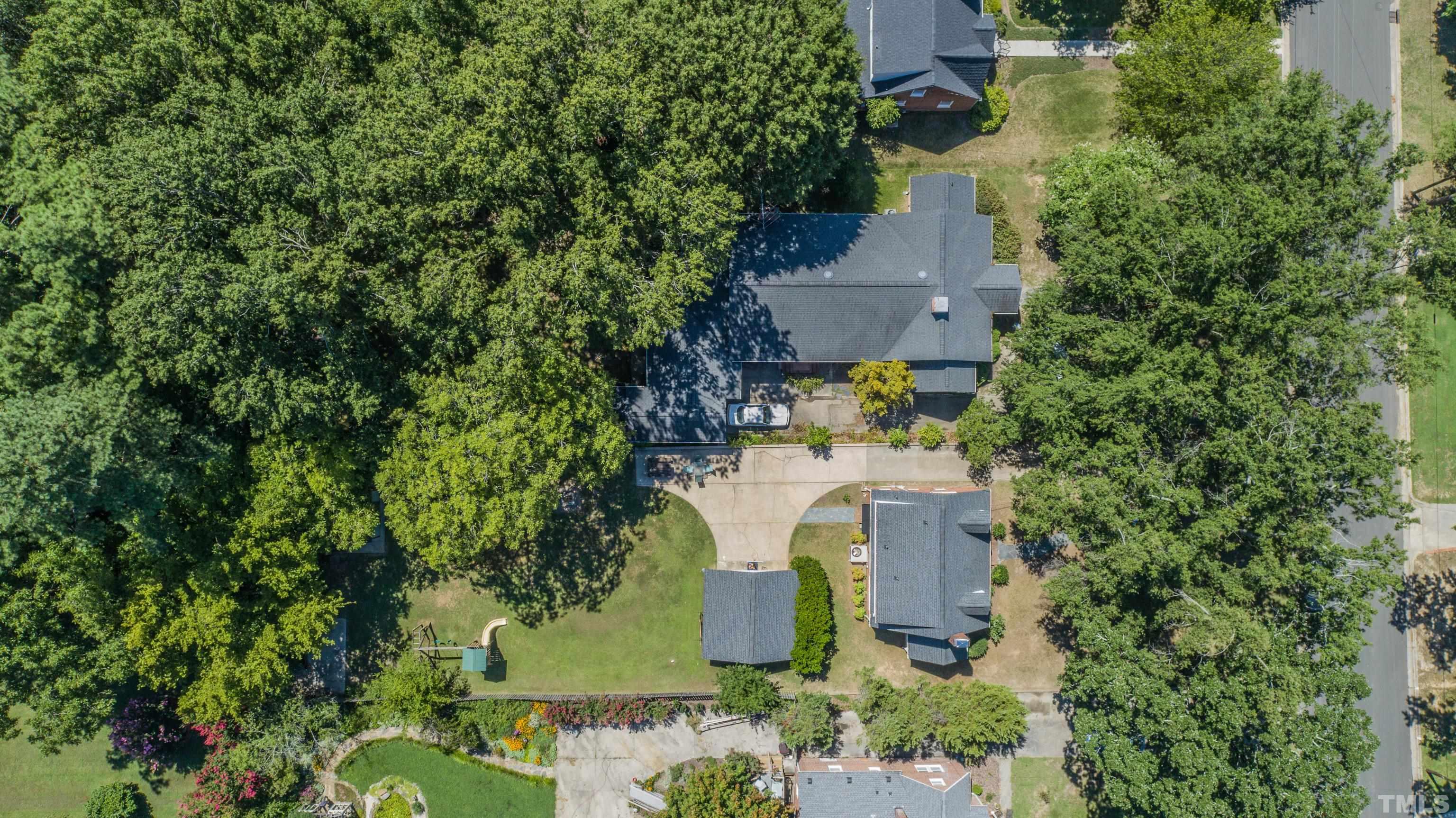 500 Gordon Street Roxboro, NC 27573 - Photo 62 of 70 an aerial view of a house with a yard