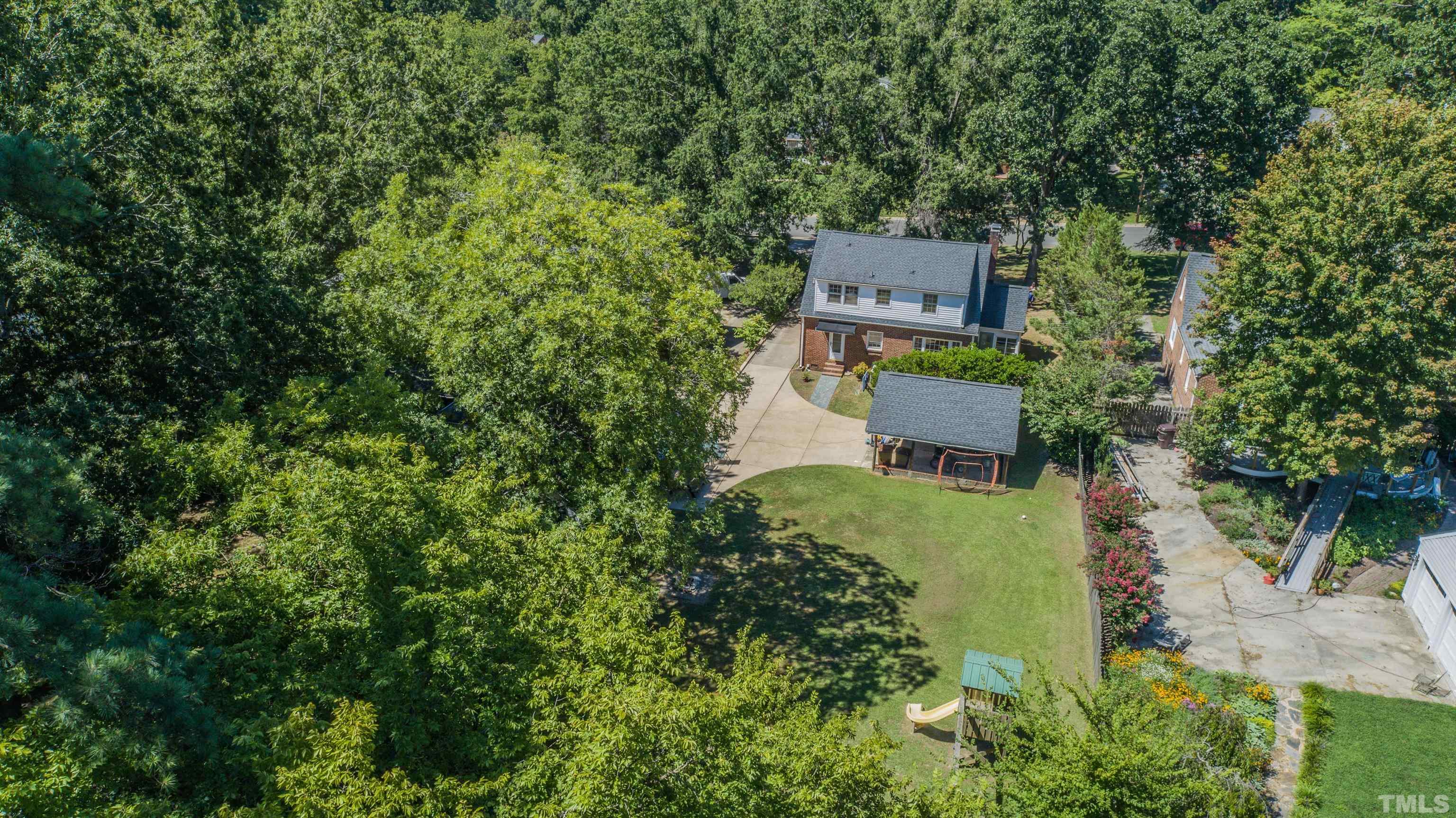500 Gordon Street Roxboro, NC 27573 - Photo 63 of 70 an aerial view of a house with a yard