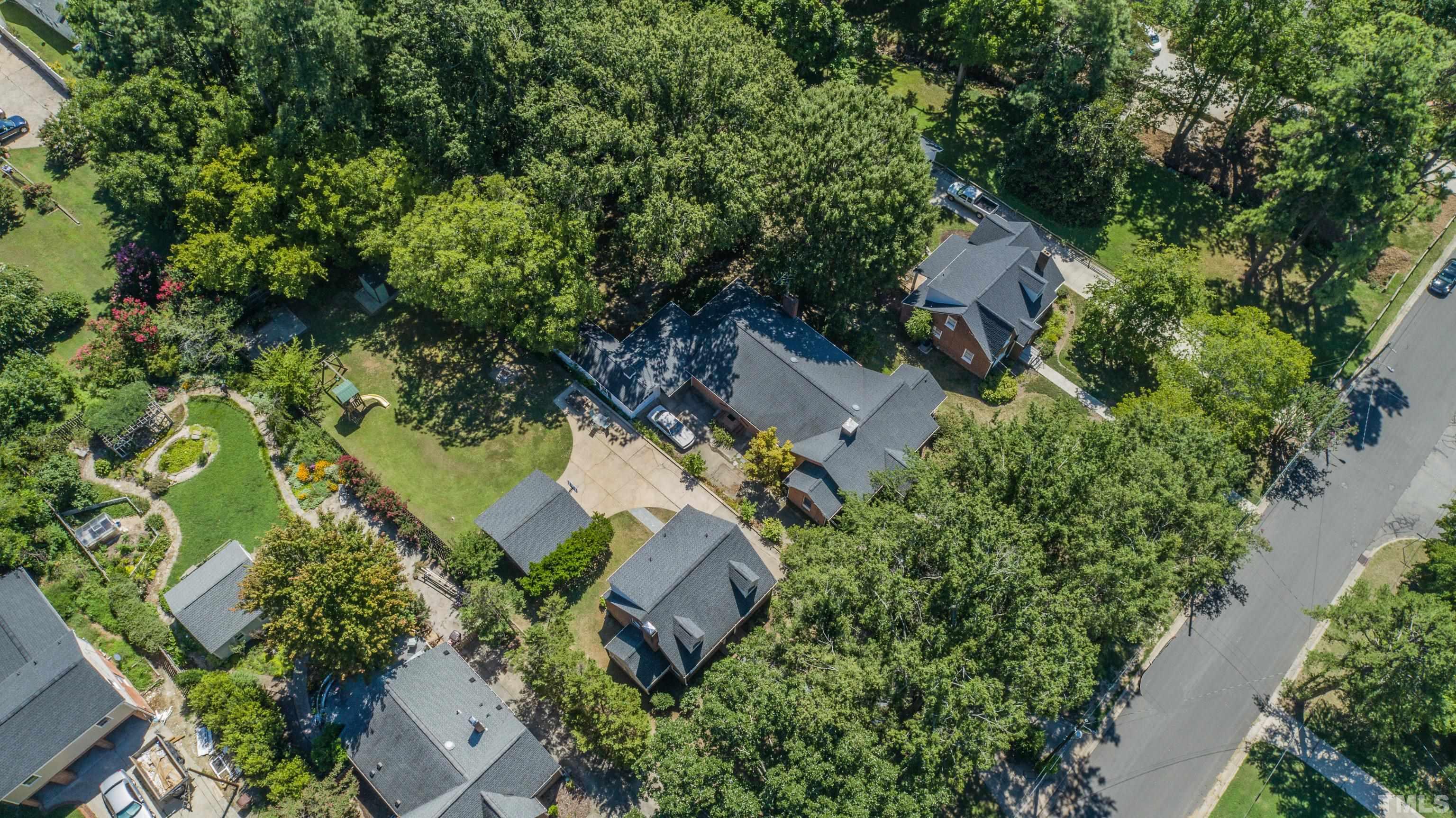 500 Gordon Street Roxboro, NC 27573 - Photo 70 of 70 an aerial view of a house with a yard