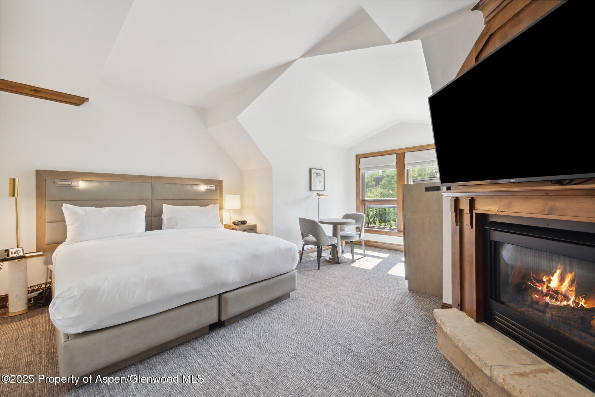 415 East Dean St Unit 49 Week 33 Aspen, CO 81611 - Photo 18 of 29 49ABedroomFireplaceTV