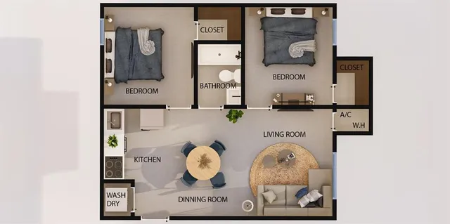 $1,175 | 2020 Cypress Acres Drive, Unit 4101, New Orleans, LA 70114