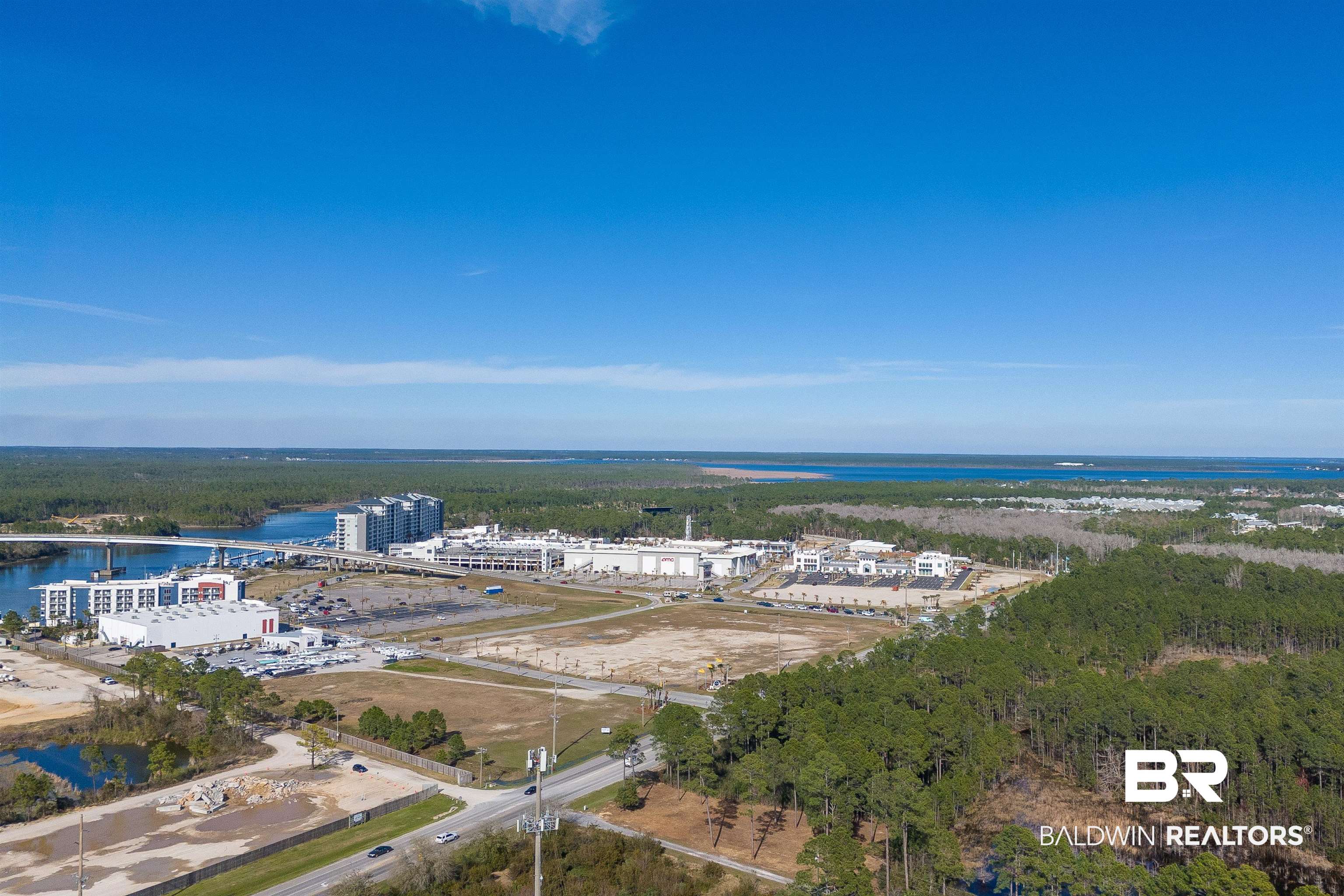0 Canal Road Orange Beach, AL 36561 - Photo 12 of 25 Drone / aerial view with a water view