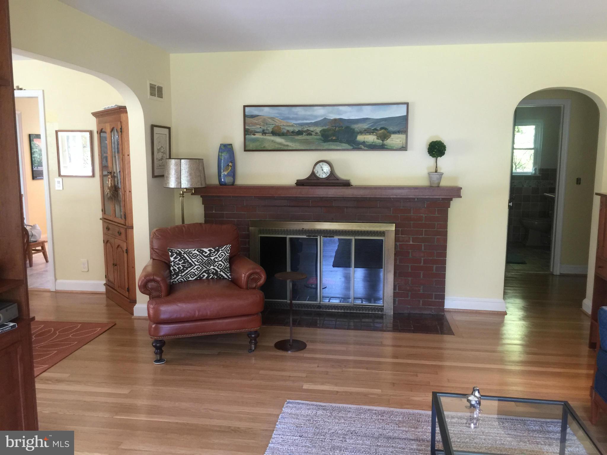 910 Notley Road Silver Spring, MD 20904 - Photo 10 of 28 a living room with furniture and a fireplace
