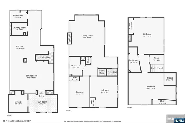 $575,000 | 301 North Grove Street, East Orange, NJ 07017