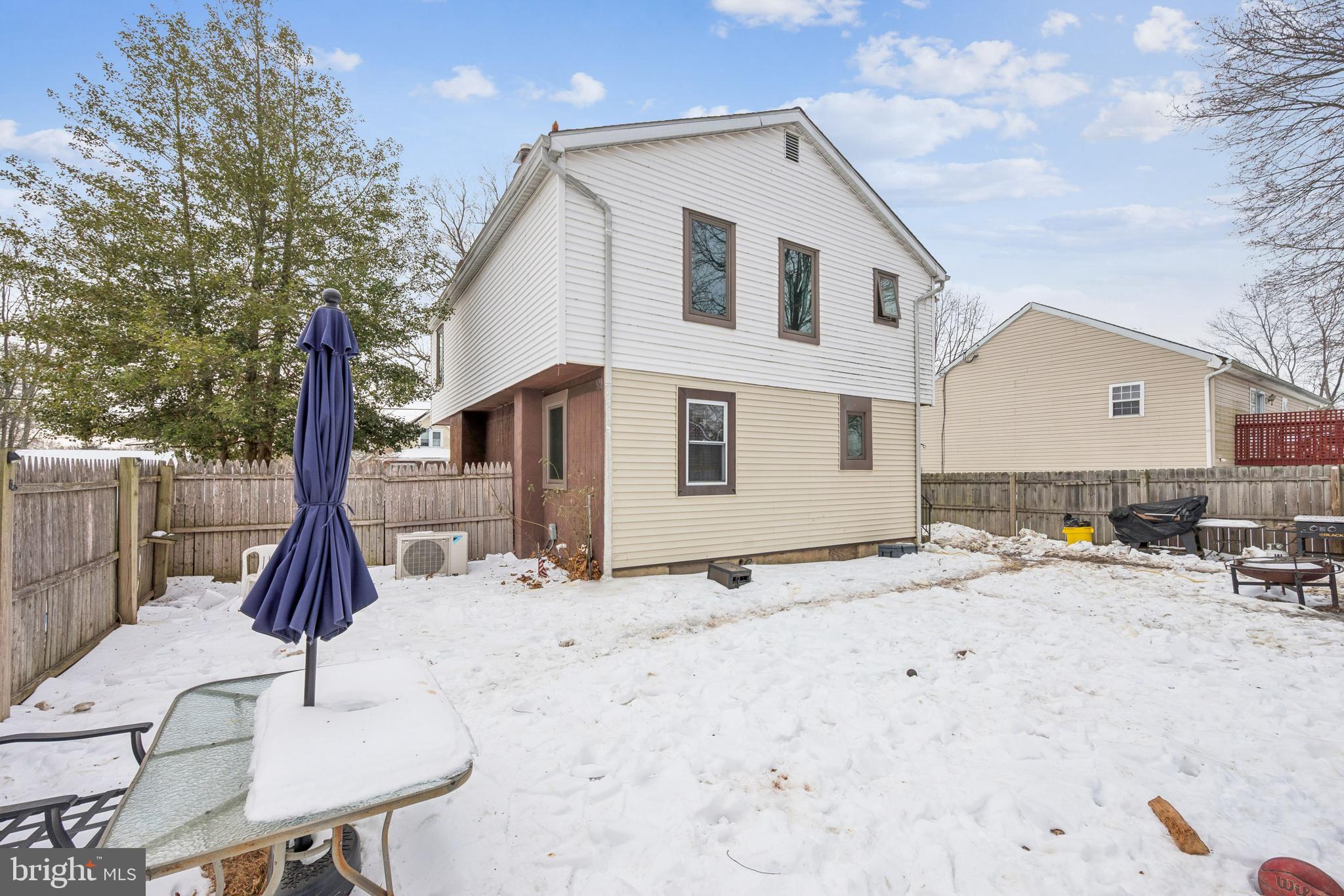 609 8th Avenue Lindenwold, NJ 08021 - Photo 22 of 25 a backyard of a house with table and chairs