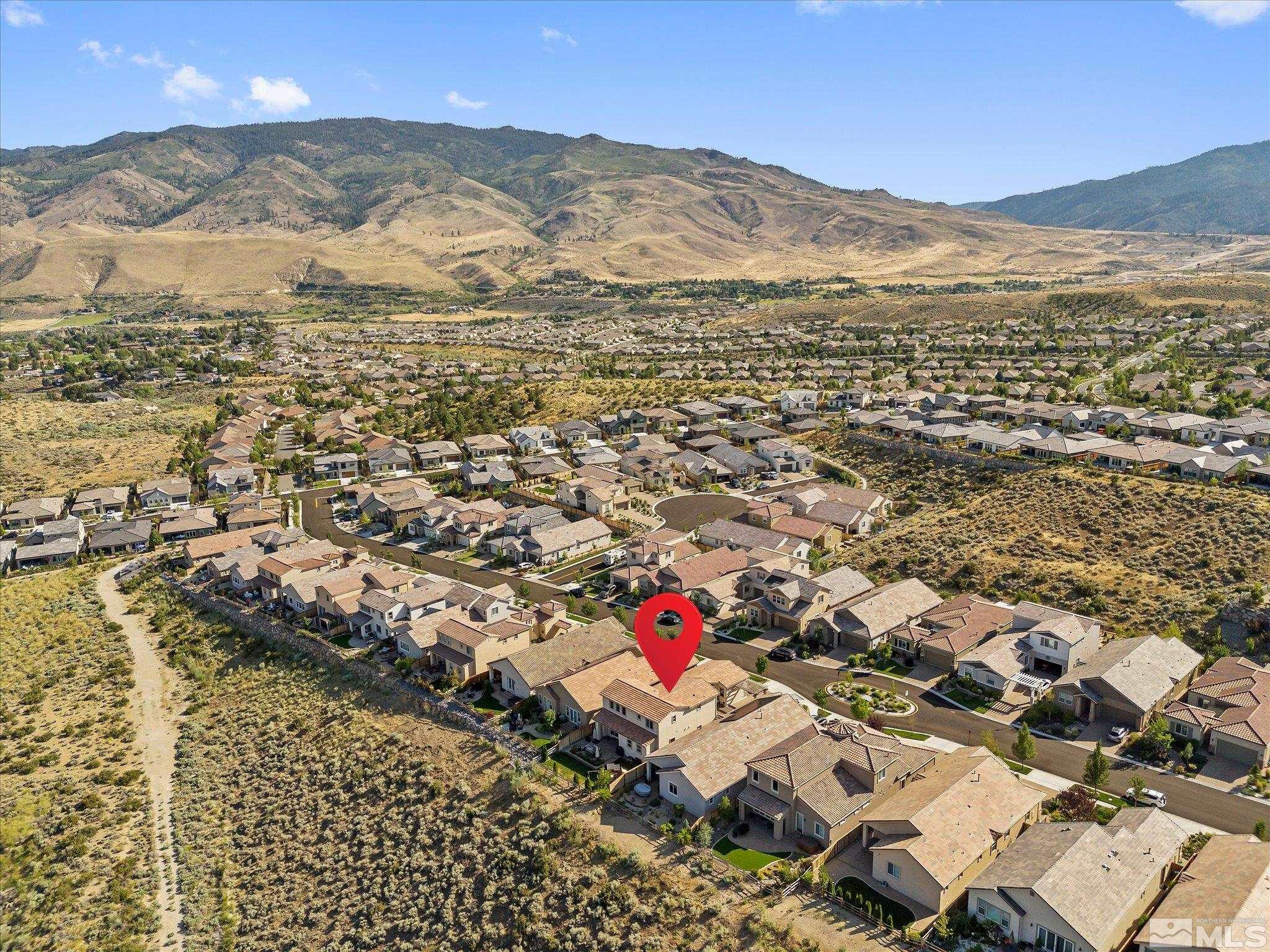 1564 Elk Run Trail Reno, NV 89523 - Photo 17 of 18 an aerial view of residential houses with outdoor space