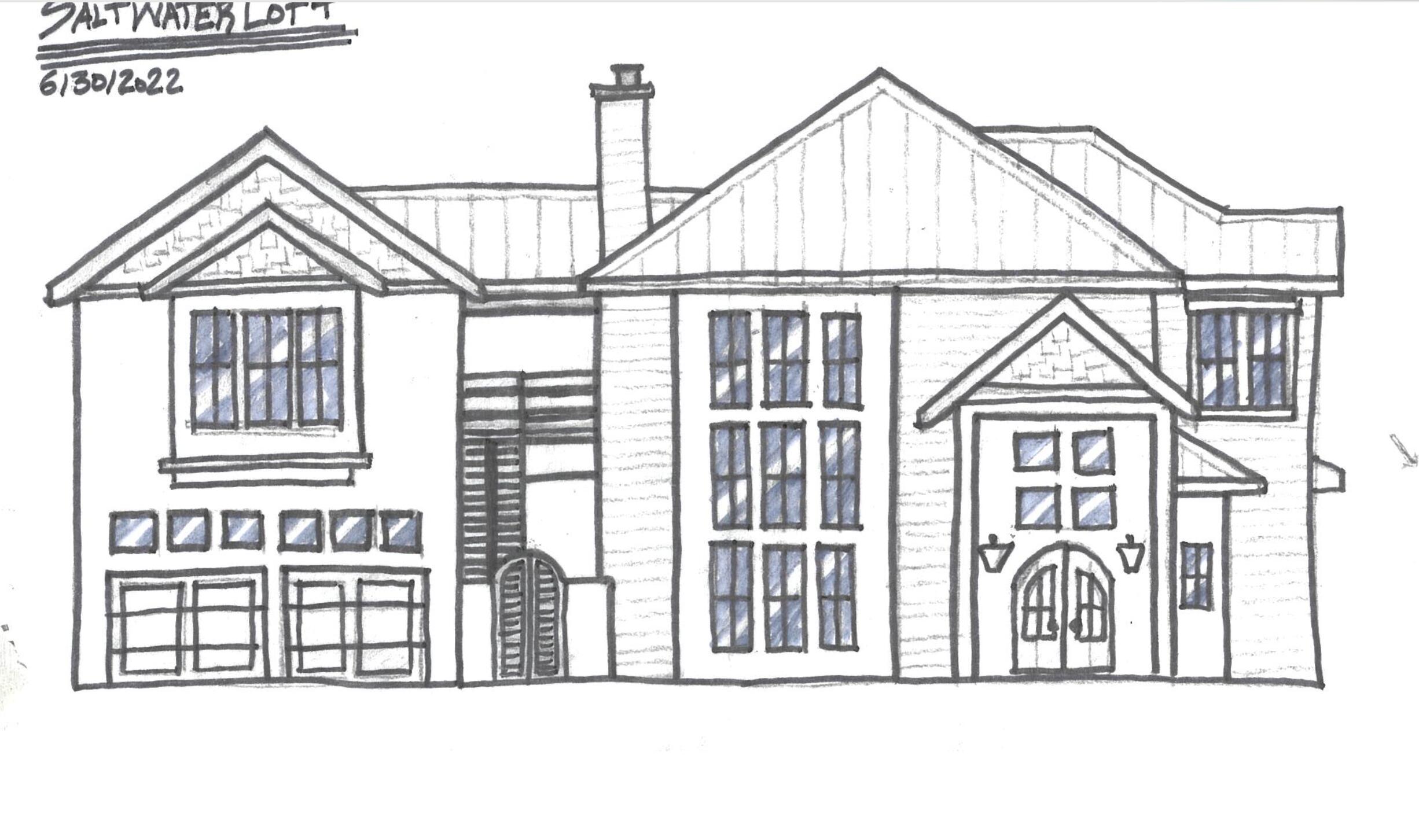 Lot 4 Saltwater Lane Santa Rosa Beach, FL 32459 - Photo 4 of 5 a view of a white house with large windows