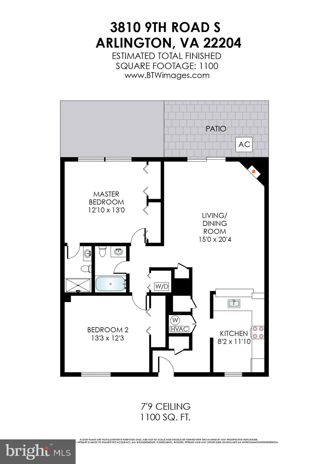 3810 9th Road South Arlington, VA 22204 - Photo 35 of 35 Floorplan