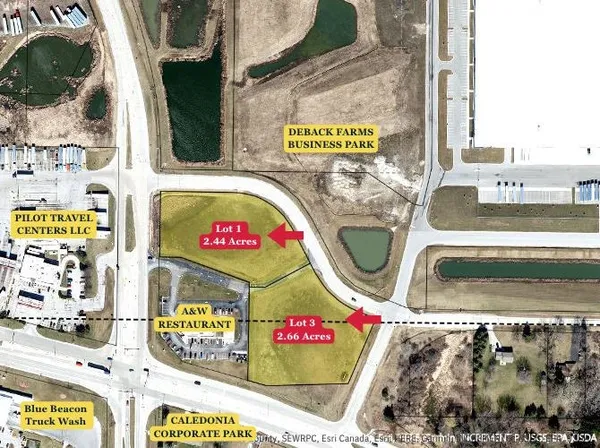 $2,300,000 | Lt 1-lt 3 Adams Road Highway K & Ne Frontage, Caledonia, WI 53126