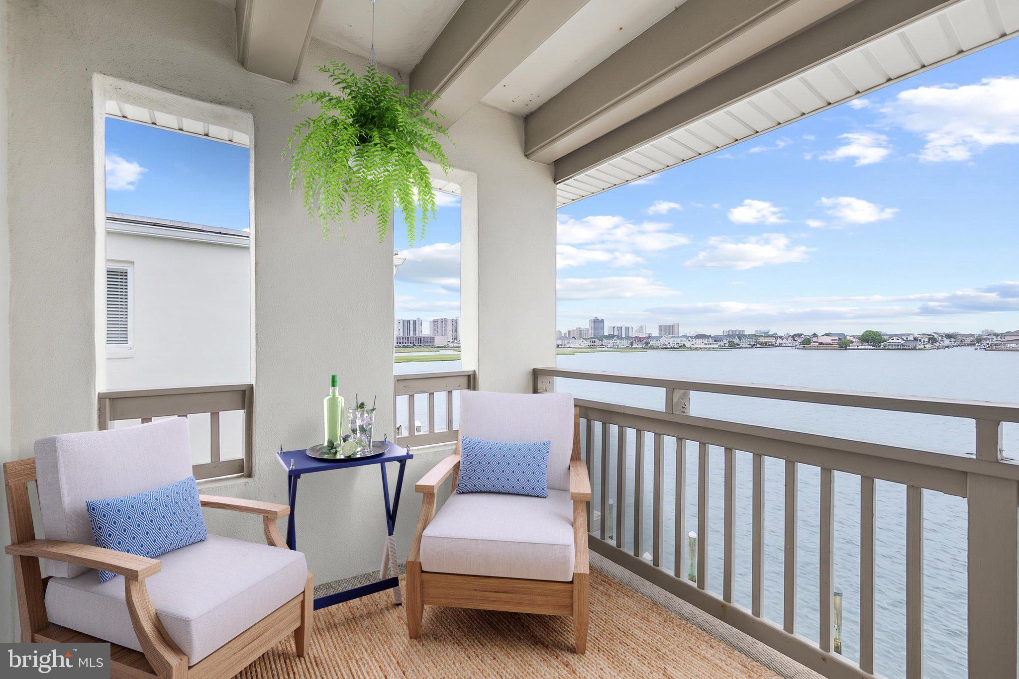 181 Jamestown Road, Unit 5 Ocean City, MD 21842 - Photo 18 of 64 Balcony - Virtually Staged