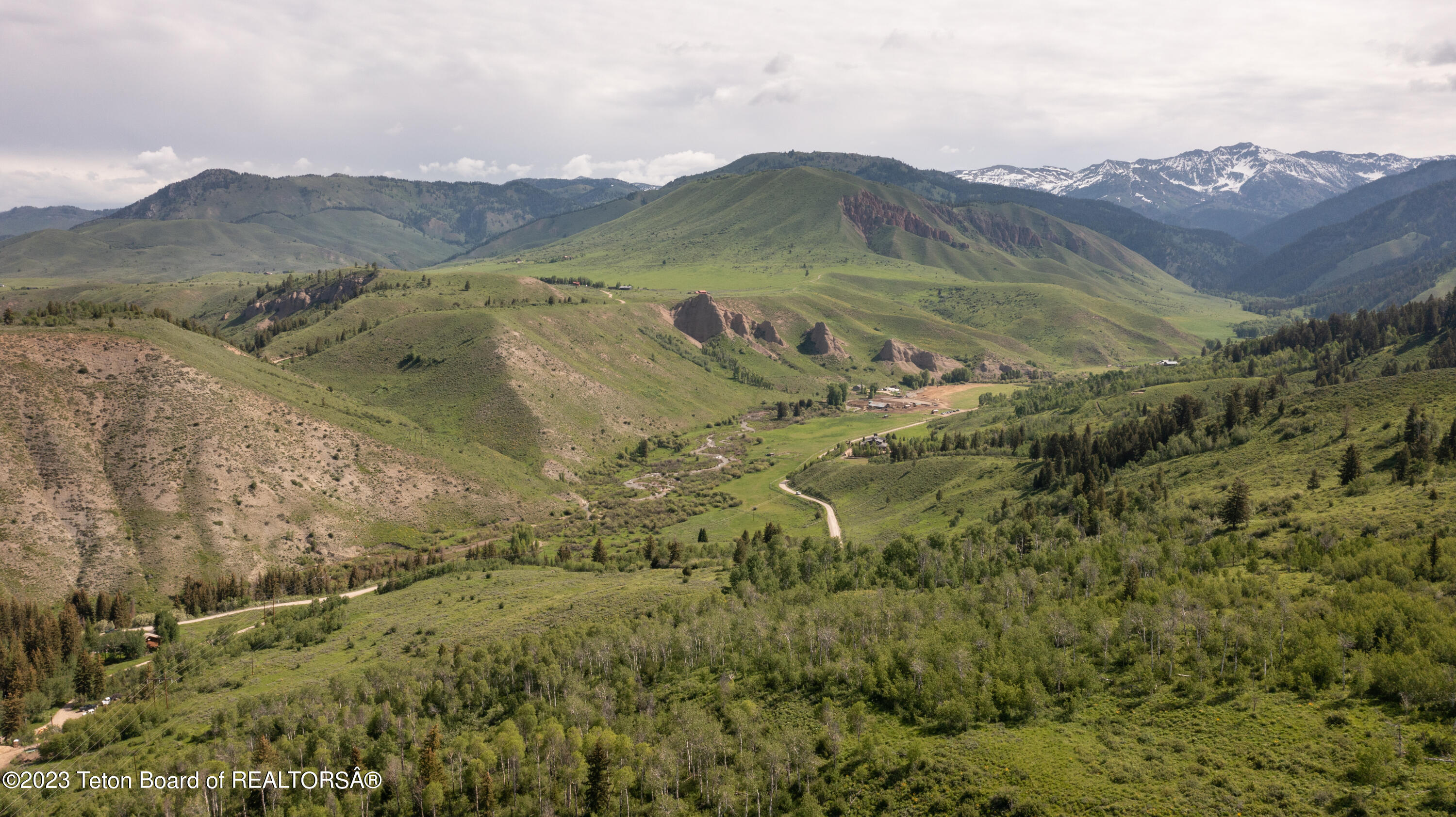 Rodeo Road Jackson, WY 83001 - Photo 21 of 25 Aerial Horse Creek View