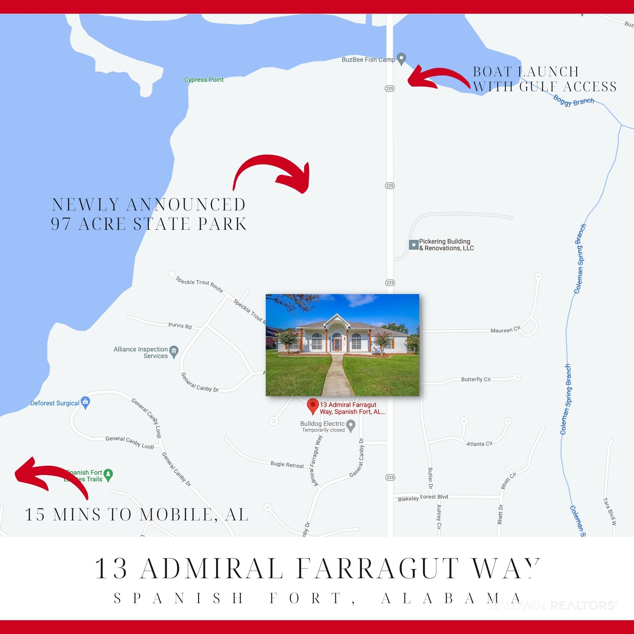 13 Admiral Farragut Way Daphne, AL 36527 - Photo 43 of 44 Convienent Location
