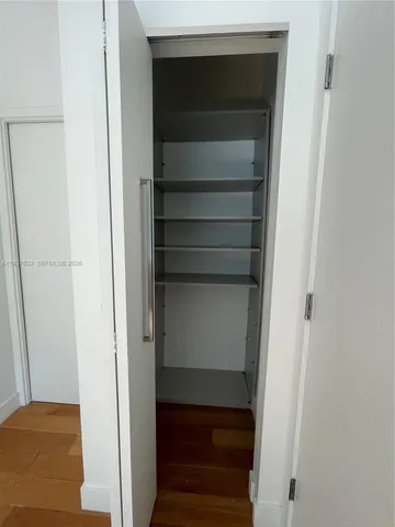 a view of walk in closet