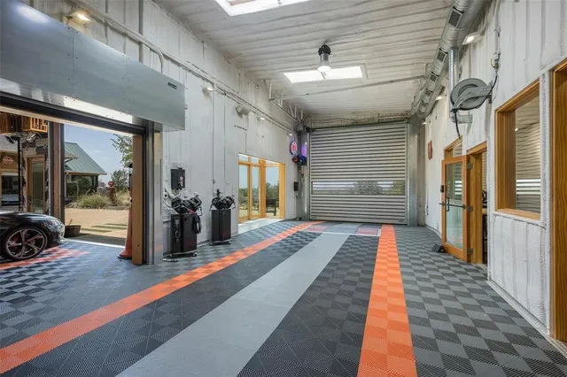 a view of a house with backyard and porch
