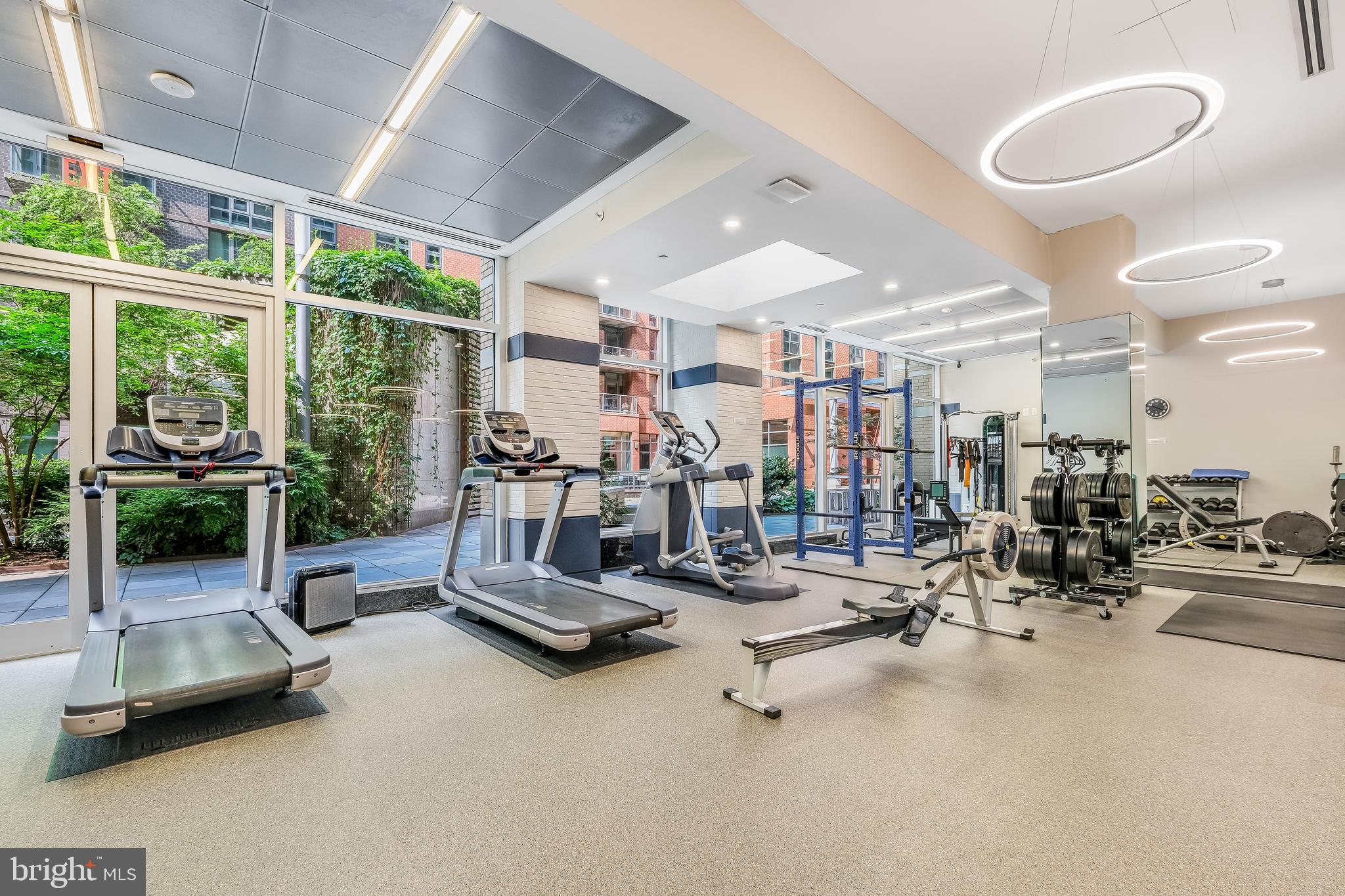 1025 First Street Southeast, Unit 201 Washington, DC 20003 - Photo 24 of 31 a view of a room with gym equipment